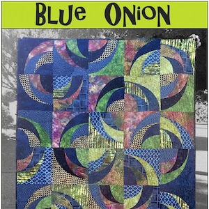 Blue Onion quilt pattern from Saginaw St Quilts P452