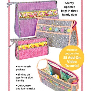 OPEN WIDE 2.0 bag pattern from by Annie
