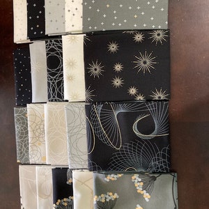 Shimmer short fat quarter bundle by Zen Chic from Moda