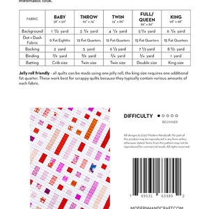 Dot + Dash Quilt Pattern From Modern Handcraft - Etsy
