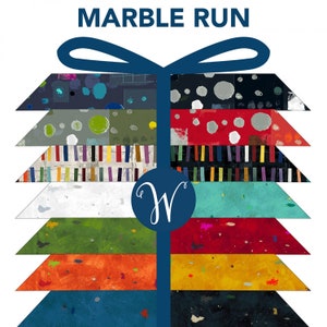 Marble Run Fat Quarter Bundle by Marcia Derse for Windham Fabrics