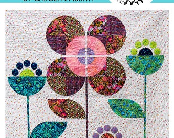 Baby Blossom Baby Quilt pattern from Free Bird Quilting Designs