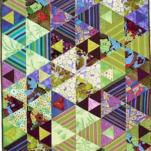 Vernal Equinox quilt pattern designed by Pamela Goecke Dinndorf for Aardvark Quilts