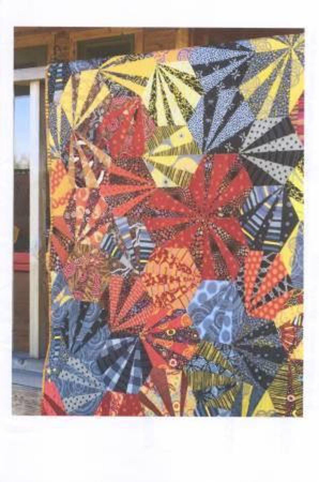 Chinese Fireworks Quilt Pattern From Aardvark Quilts Etsy