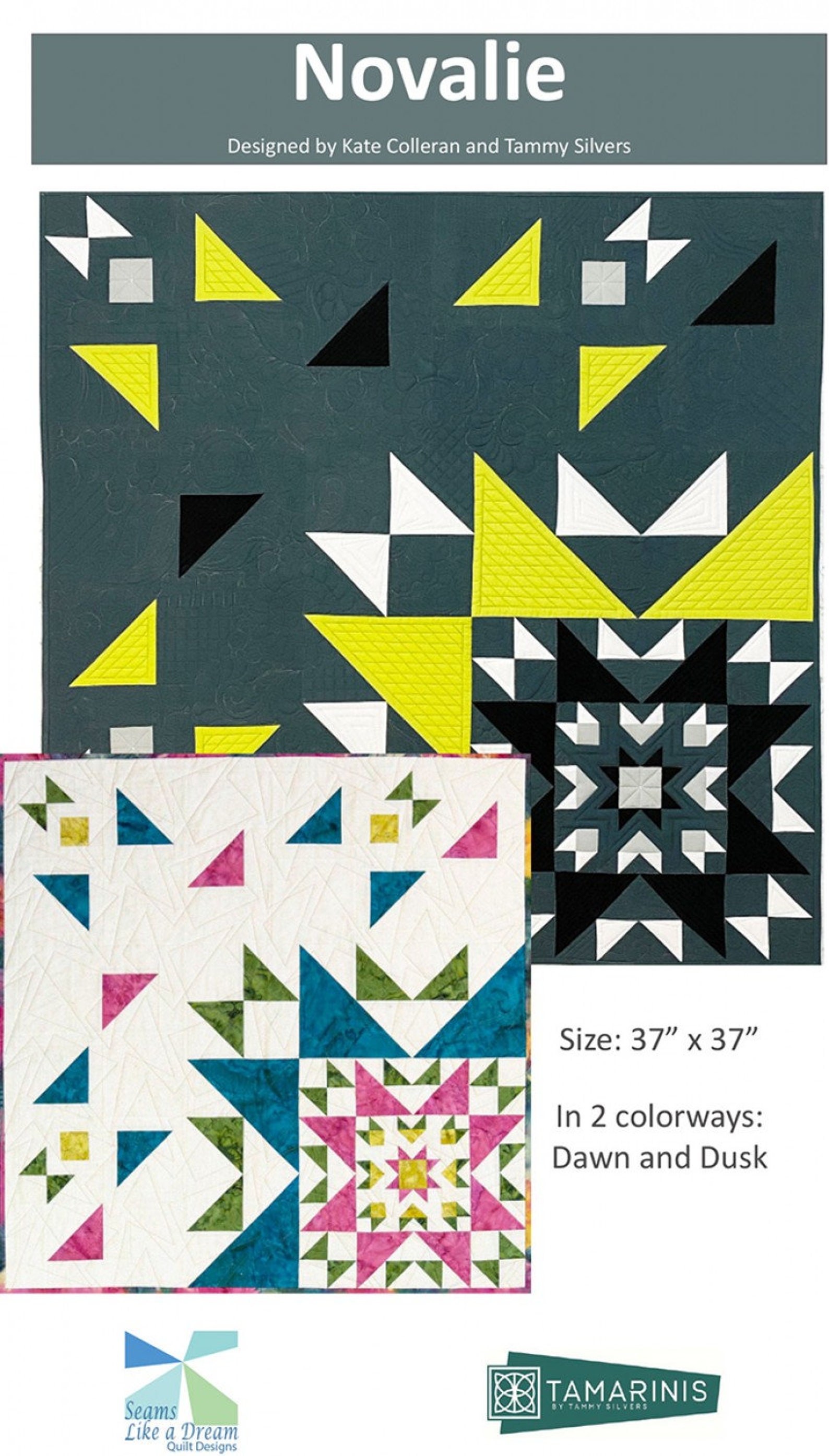 Novalie Quilt Pattern From Tamarinis Etsy