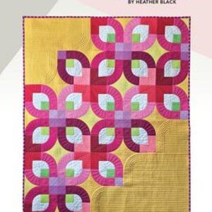Motif de courtepointe en treillis par Heather Black pour Quiltachusetts