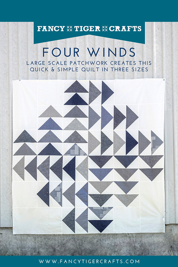 Four Winds quilt pattern from Fancy Tiger Crafts