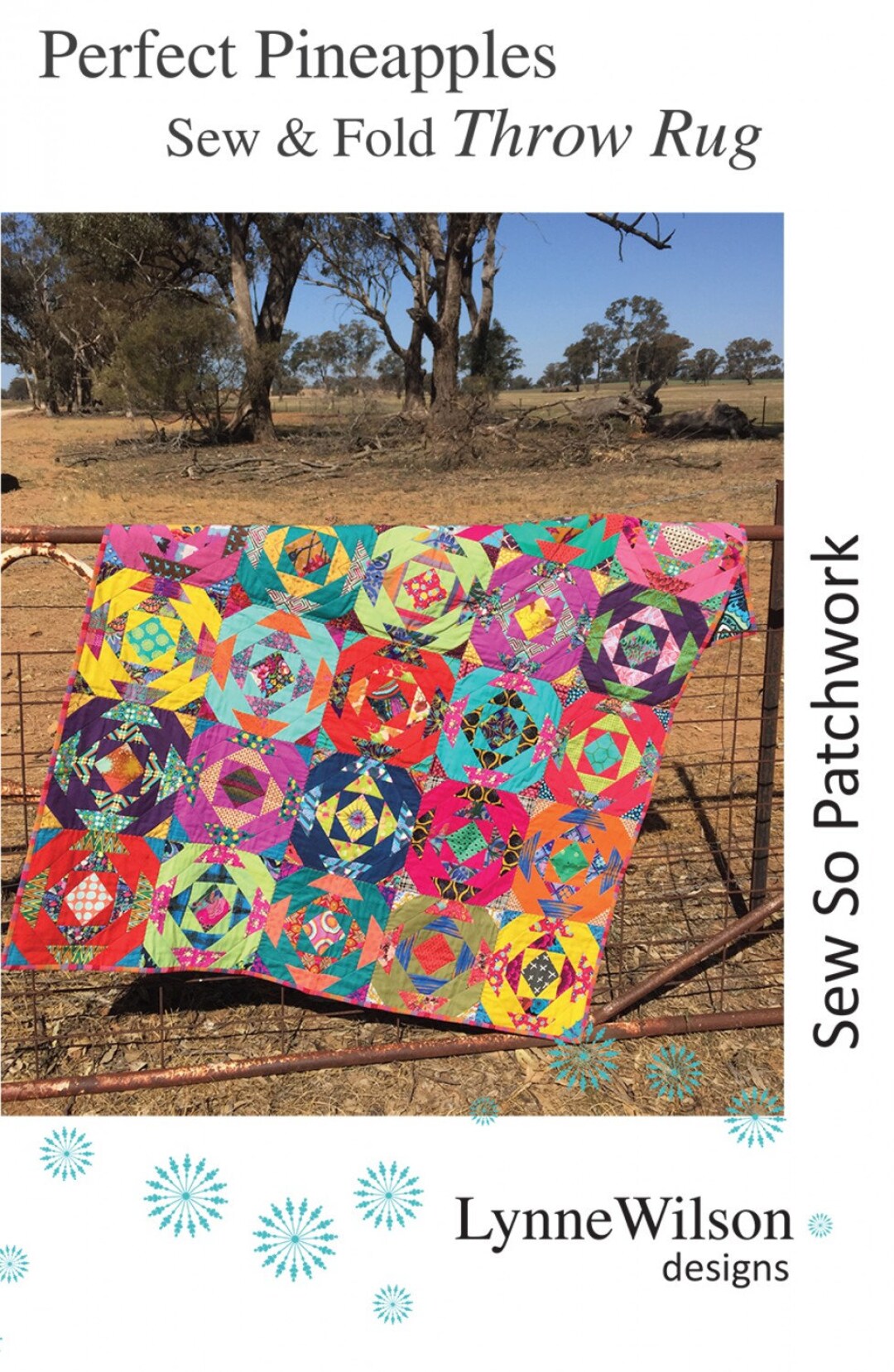 Folded Throw Rug Perfect Pineapples Sew & Fold Throw Rug by Lynne Wilson Designs for so ...