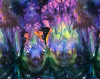 Ice Dye Geode Purple/Yellow fabric from Paintbrush Studios