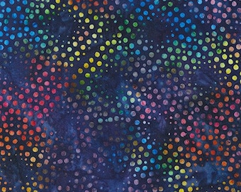 ONLY 29" - Connect the Dots batik from Robert Kaufman Fabrics AMD-19877-205 MULTI