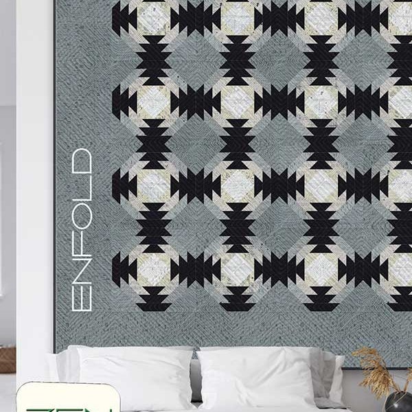 Enfold quilt pattern by Brigitte Heitland from Zen Chic