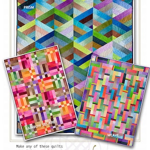 Strip It Three Ways quilt pattern from Nancy Rink Designs