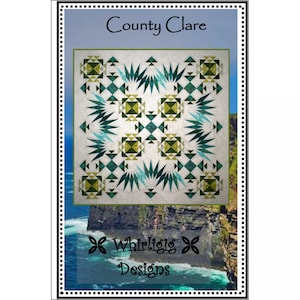 County Clare quilt pattern by Chris Hoover for Whirligig Designs