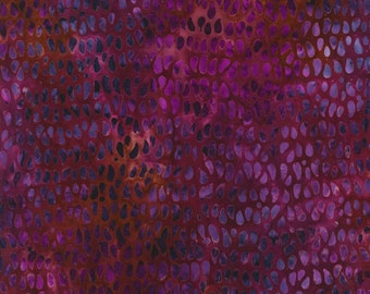 Sunrise Blossoms batik fabric AMD-21632-450 Purple Finch from Robert Kaufman Fabrics