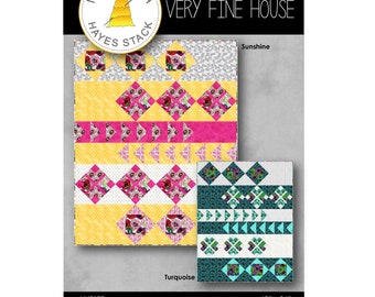 Very Fine House quilt pattern  by Tiffany Hayes from Needle In A Hayes Stack
