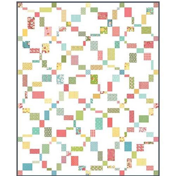 Dizzy Days Irish Chain quilt pattern fom Happy Quilting