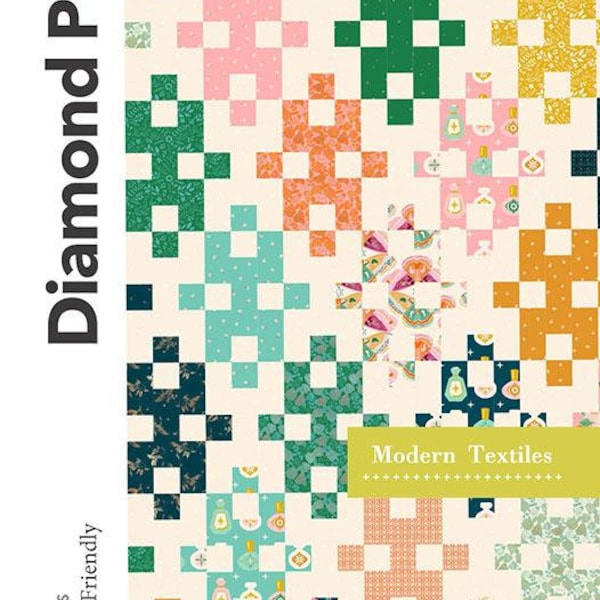 Diamond Plate quilt pattern from Modern Textiles