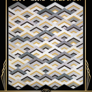 City Girl Chevon quilt pattern by Krista Moser The Quilted Life