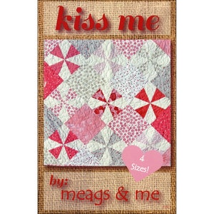 Kiss Me quilt pattern by Meags & Me