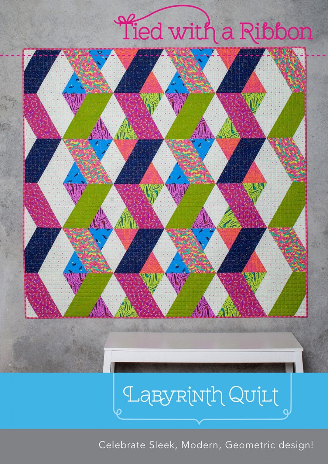 Labyrinth Quilt Pattern From Tied With a Ribbon - Etsy