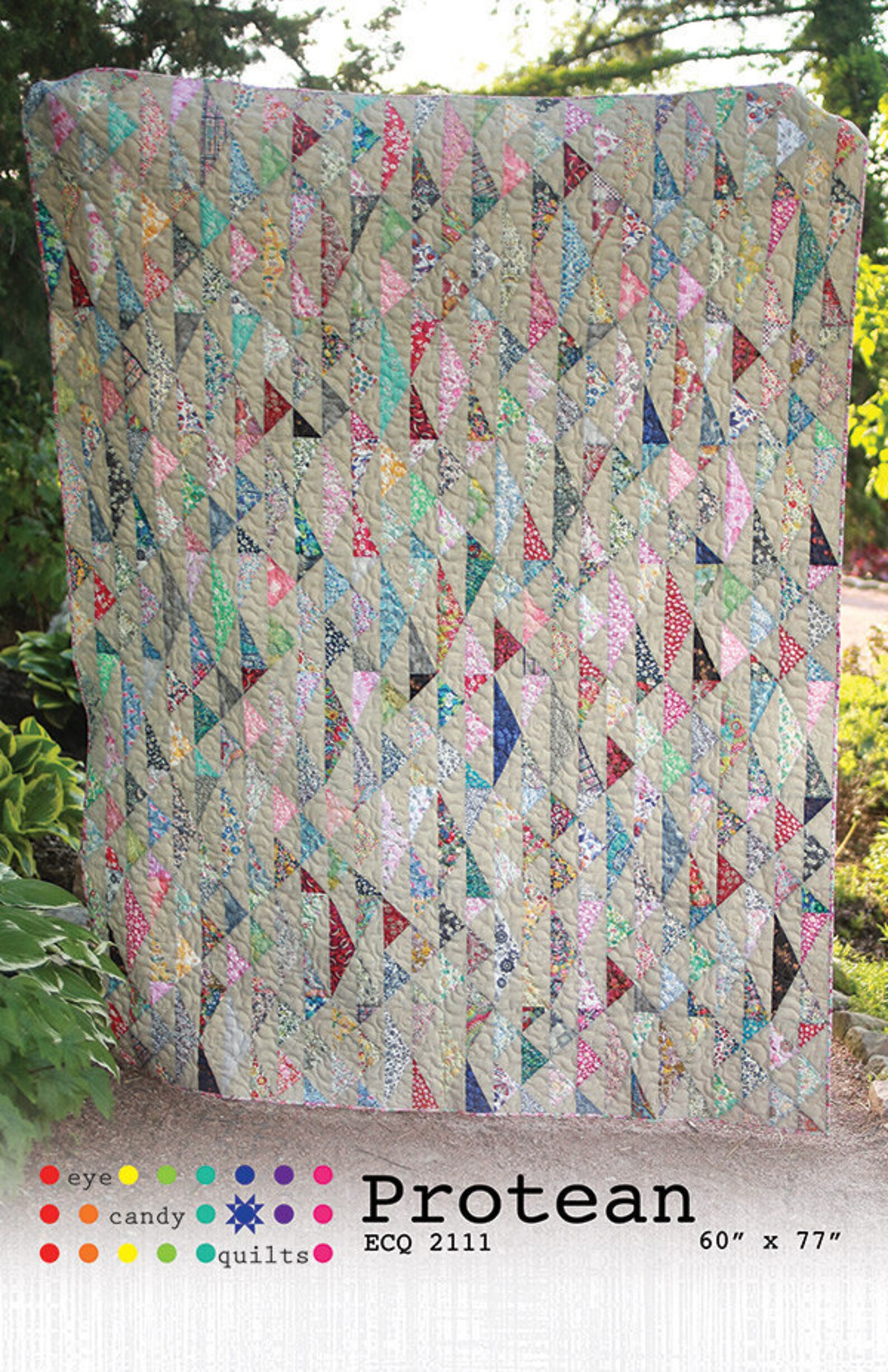 Protean Quilt Pattern From Eye Candy Quilts Etsy