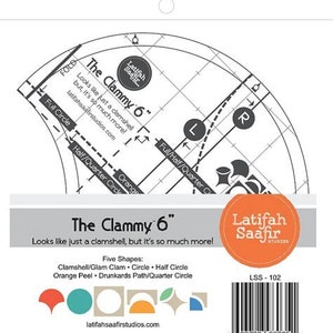 The Clammy 6&quot; acrylic template from Latifah Saafir Studios