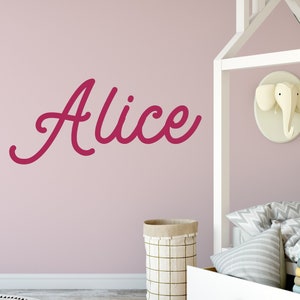 Personalised Script Name Wall Sticker, Personalised Wall Sticker, Name Wall Sticker, Custom Name Decal, Baby Name Wall Sticker, Wall Sticker