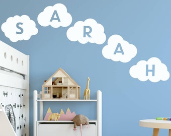 Personalised Cloud Wall Sticker