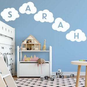 Personalised Cloud Wall Sticker