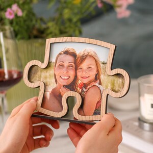 Personalised Mothers Day Jigsaw Frame for Mom Mums Birthday Photo Gift For men and women Personalised Family Picture Frames Mum image 3