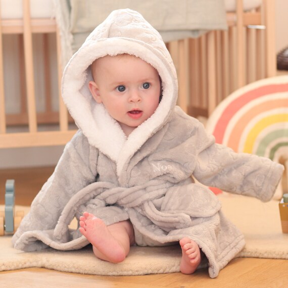 Bathrobe hood girl boy children kids dressing gown robe, baby toddler,  sewing pattern PDF size 1-