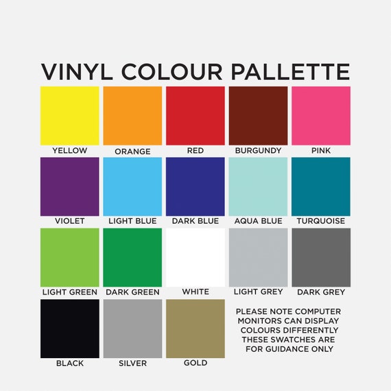 Unicorn-Color-Palette Vinyl Unicorn-Color-Palette Vinyl