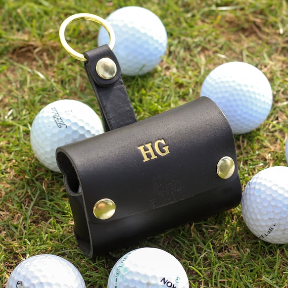 Personalized Golf Ball Bag, Leather Golf Ball Holder, Golf Ball Pouch, Golf  Valuables Pouch, Custom Golf Ball Bag, Handmade Golf Accessories 