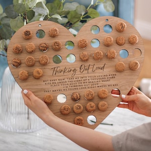 Wooden Heart Song Lyrics Cork Wedding Gift, Cork Collector, Wine Cork Collector, Wine Cork Holder, Wine Lover Gift, Wedding Gift, Bar Decor