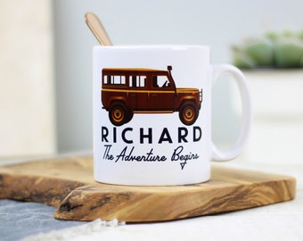 Cadeau personnalisé de tasse en céramique de camion pour la maison