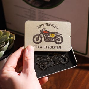 Apribottiglie multiuso per moto personalizzato formato carta di credito regalo per lui regalo per motociclisti regalo da viaggio accessori da viaggio regalo per lui