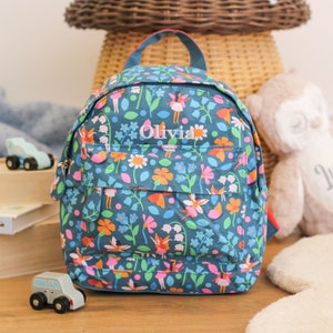 Personalised Fairies Children&#39;s School Travel Backpack, Kids School Backpack, Personalized School Backpack, Travel Backpack, Gift For Kids