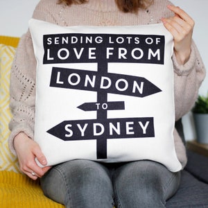 Personalised Lots Of Love From Me To You Cushion, Love Cushion Cover, Cushion Covers Personalised, Personalised Family Cushion, Home Decor