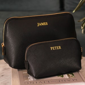 Personalisierte Reise Wash Bag Geschenk Fall | Hochwertige und individuelle Kosmetiktaschen oder Kulturbeutel für Frauen Eine tolle Reisetasche als Geschenk für Sie