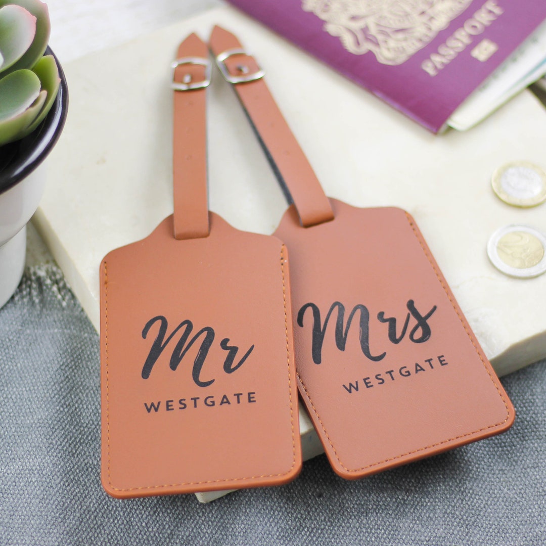 Personalised Mr and Mrs Luggage Tag, Personalised Luggage Tag, Mr and Mrs Luggage Tags, Couples