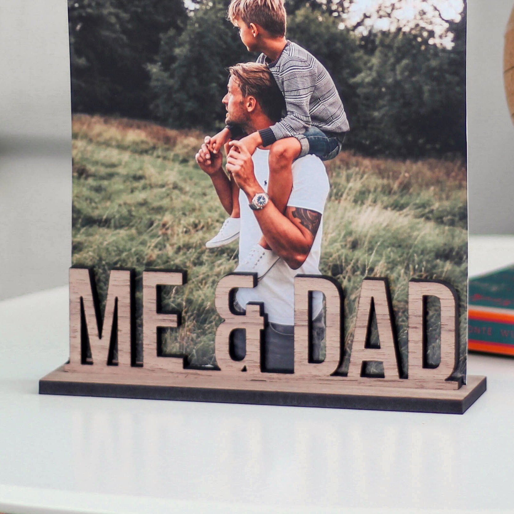 Personalised Wooden Free Standing Photo Frame Photo Gift for Etsy UK
