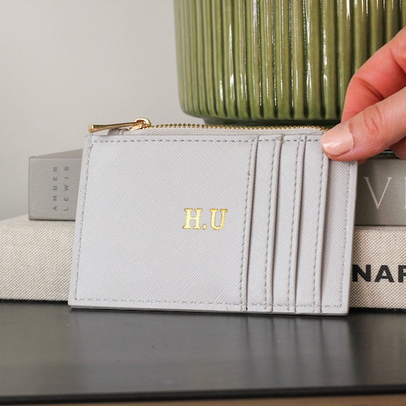 Personalised Hand Foiled Women s Purse Card Holder Premium Card Wallet Purses For Women Makes a Smart Slim Travel Wallet Gift For Her