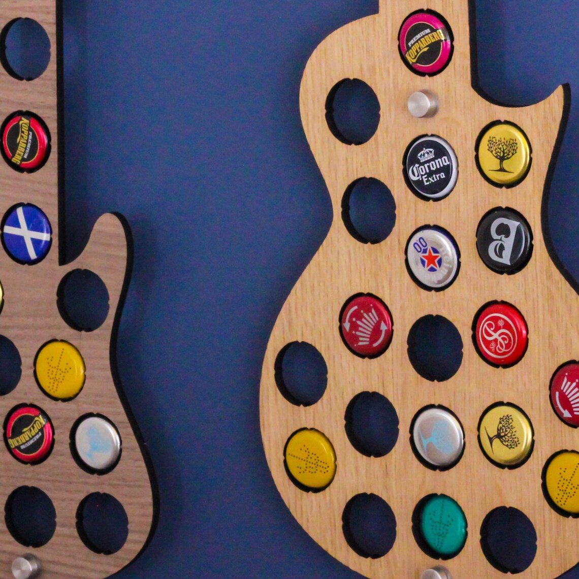 Beer Gift for Men Personalised Guitar Shape Beer Cap Etsy UK