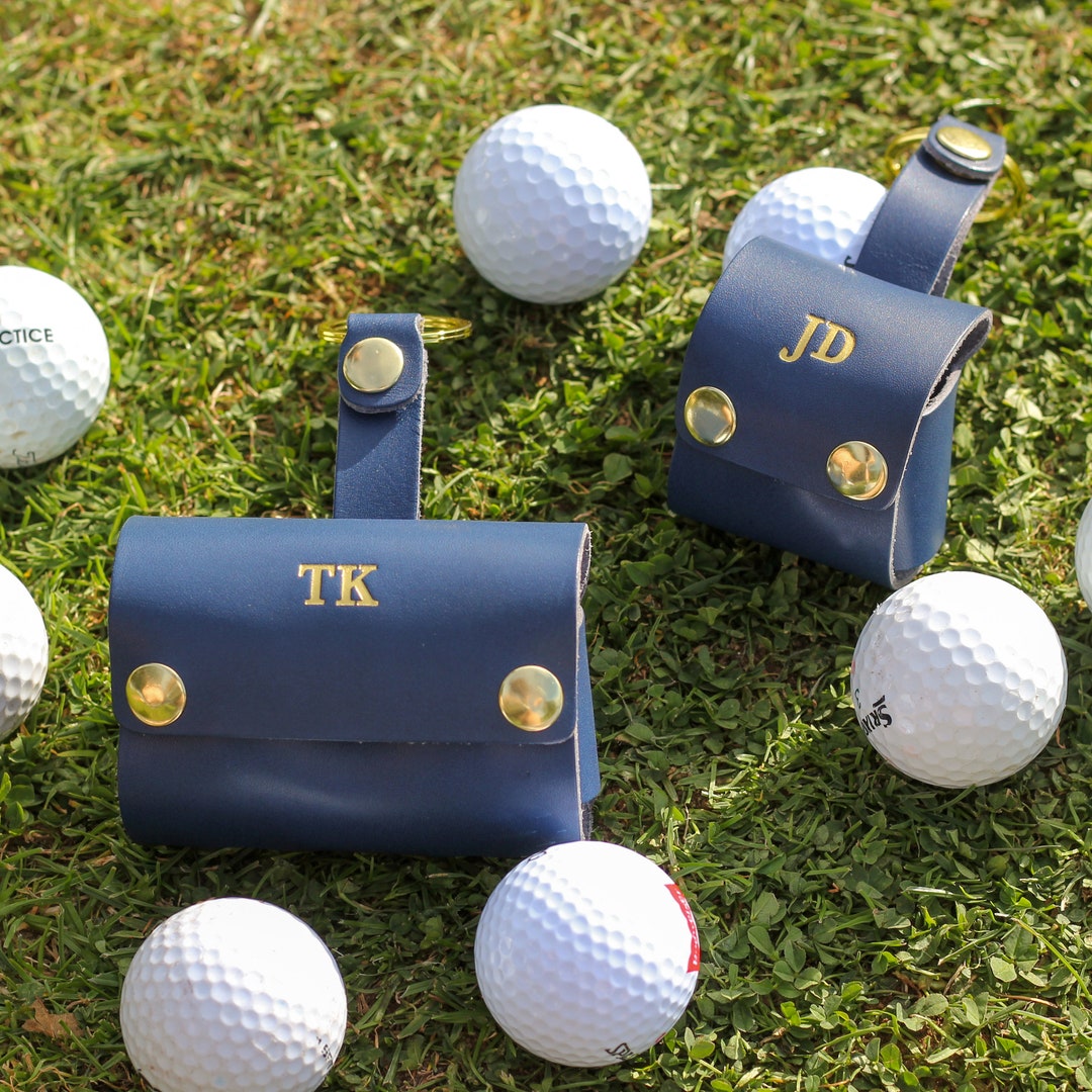 Personalised Golf Ball Accessories Case Gift for Him, Golf Ball Holder