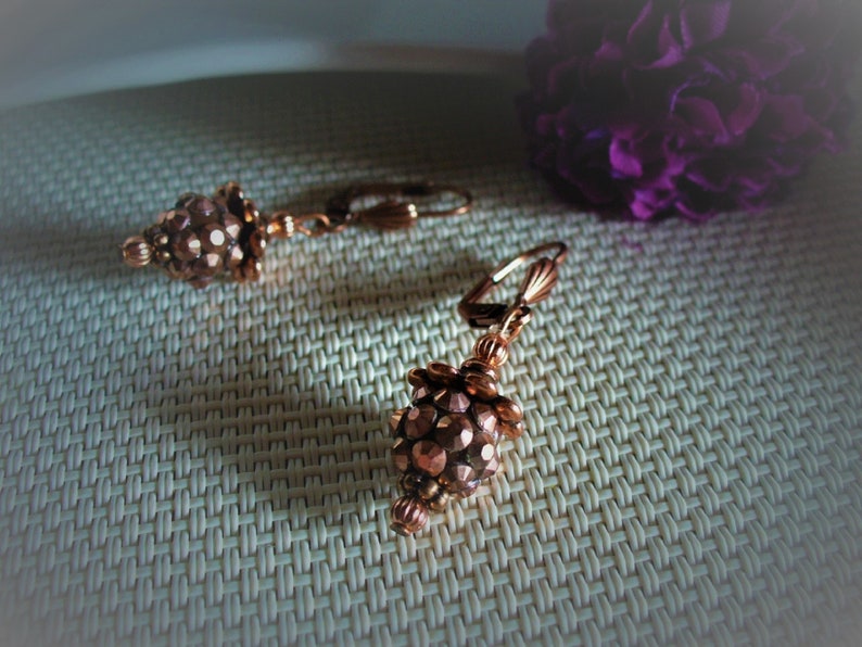 Mini earrings all coppery