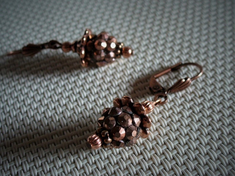 Mini earrings all coppery