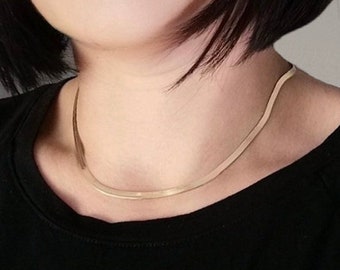 925 snake chain, herringbone chain, double curb chain, 925 silver, 925 gold plated, 925 rose gold, minimalist design