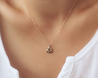 Hart ketting rose gouden ketting sterling zilveren ketting hart hanger Valentijnsdag vriendschap ketting vriendschap ketting vriendschap ketting BFF hart zilveren liefde ketting