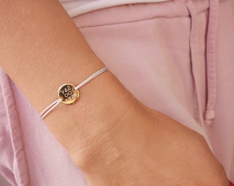 Personalized name bracelet, engraving bracelet, initials, friendship bracelet 925 silver, gold-plated or rose gold, women's and girls' bracelet