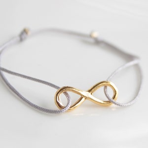 Infinity Armband Sterling Silber Freundschaftsband Ewige Liebe Symbol Unendlichkeits Symbol Freundschaftsarmband Bild 2